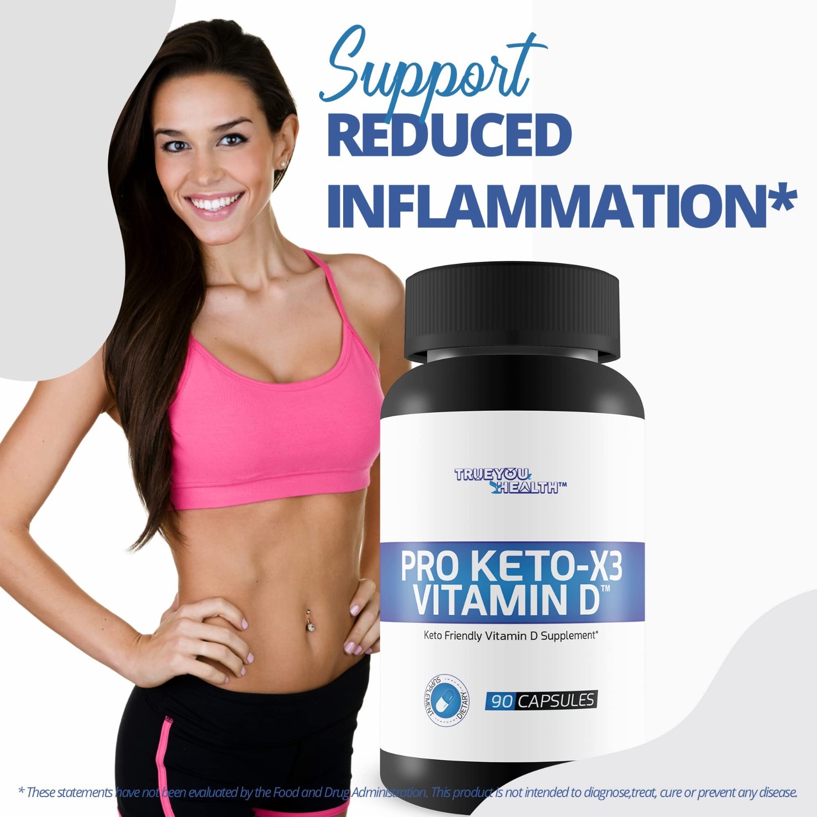 Pro Keto X3 Vitamin D – Healthy Inflammatory Response – Keto Vitamin D 5000
