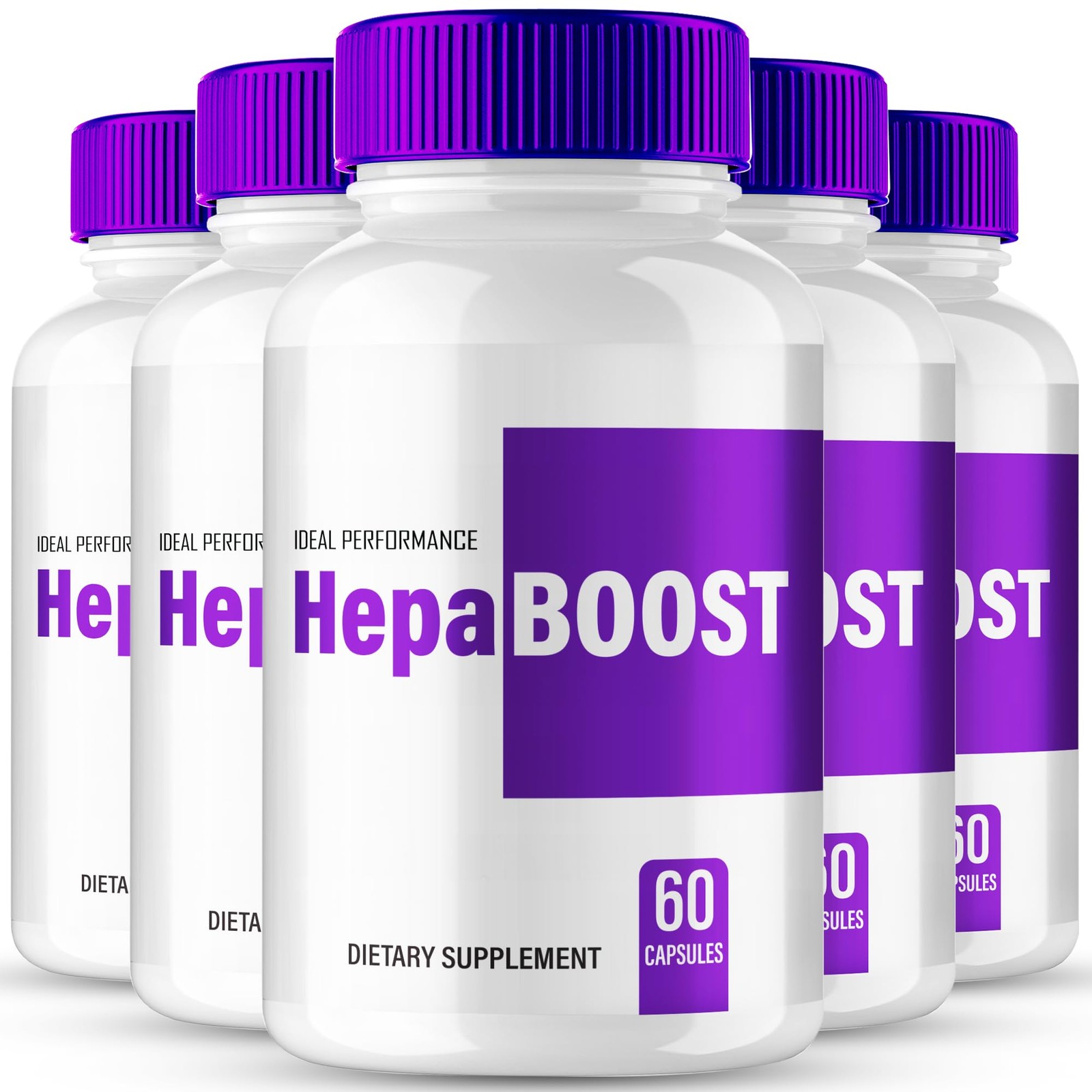Hepa Boost General Wellness Supplement – 300 Capsules (5 Pack)