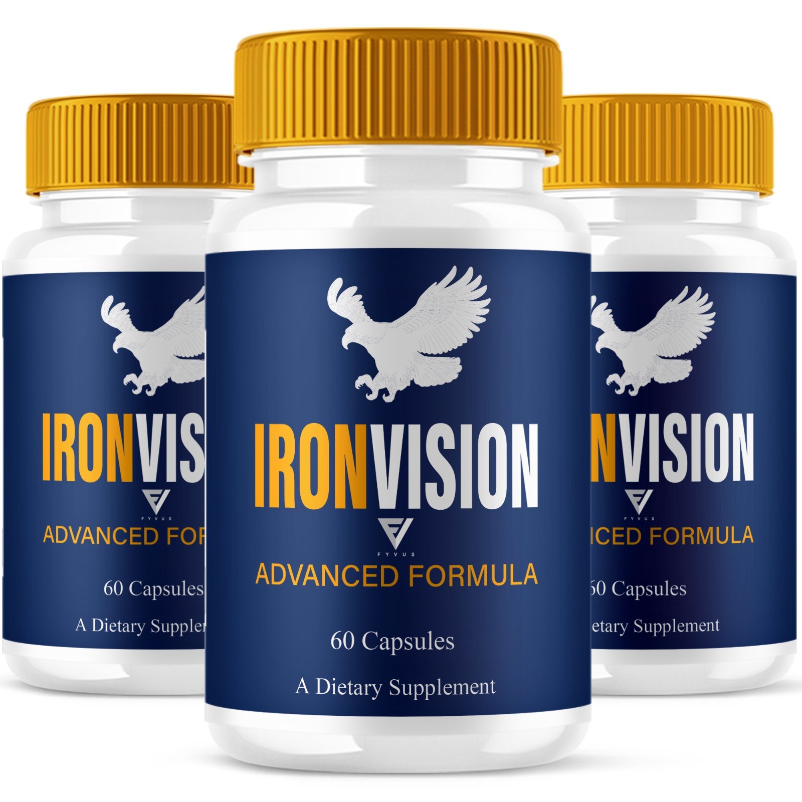 (5 Pack) Iron Vision Capsules, IronVision Advanced Vision Support (300 Capsules)