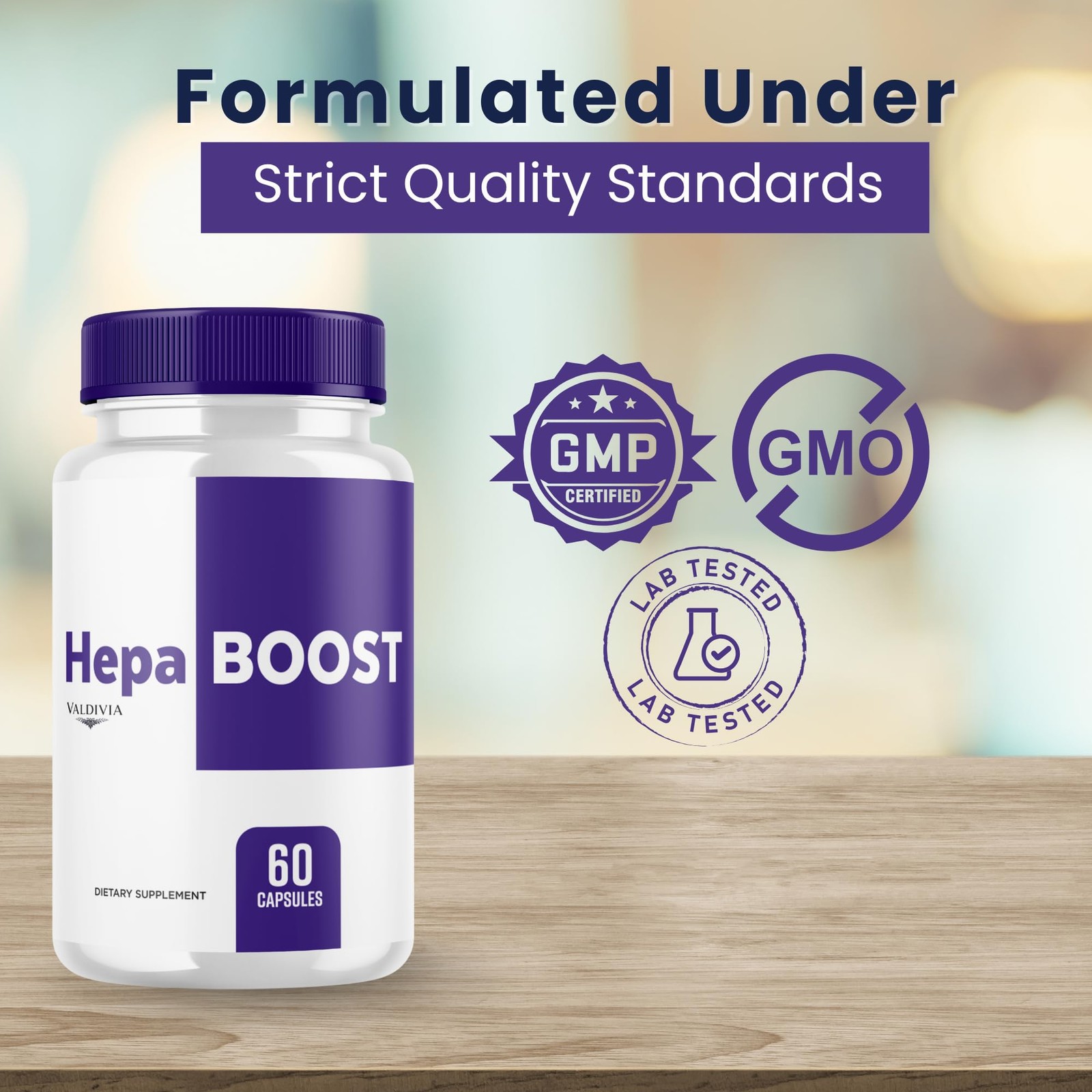 HepaBoost Liver Health Support Supplement Capsules Detox 1 Pack 60Ct