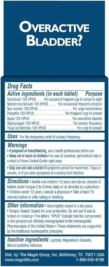 Bladder Relief Fast Acting Relief for Overactive Bladder Helps Reduce Urinati…