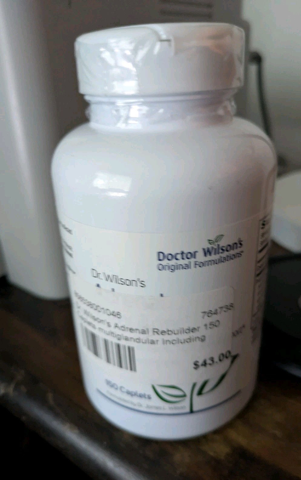 Dr. Wilson’s Original Formulations Adrenal Rebuilder Supplement 150 Caps