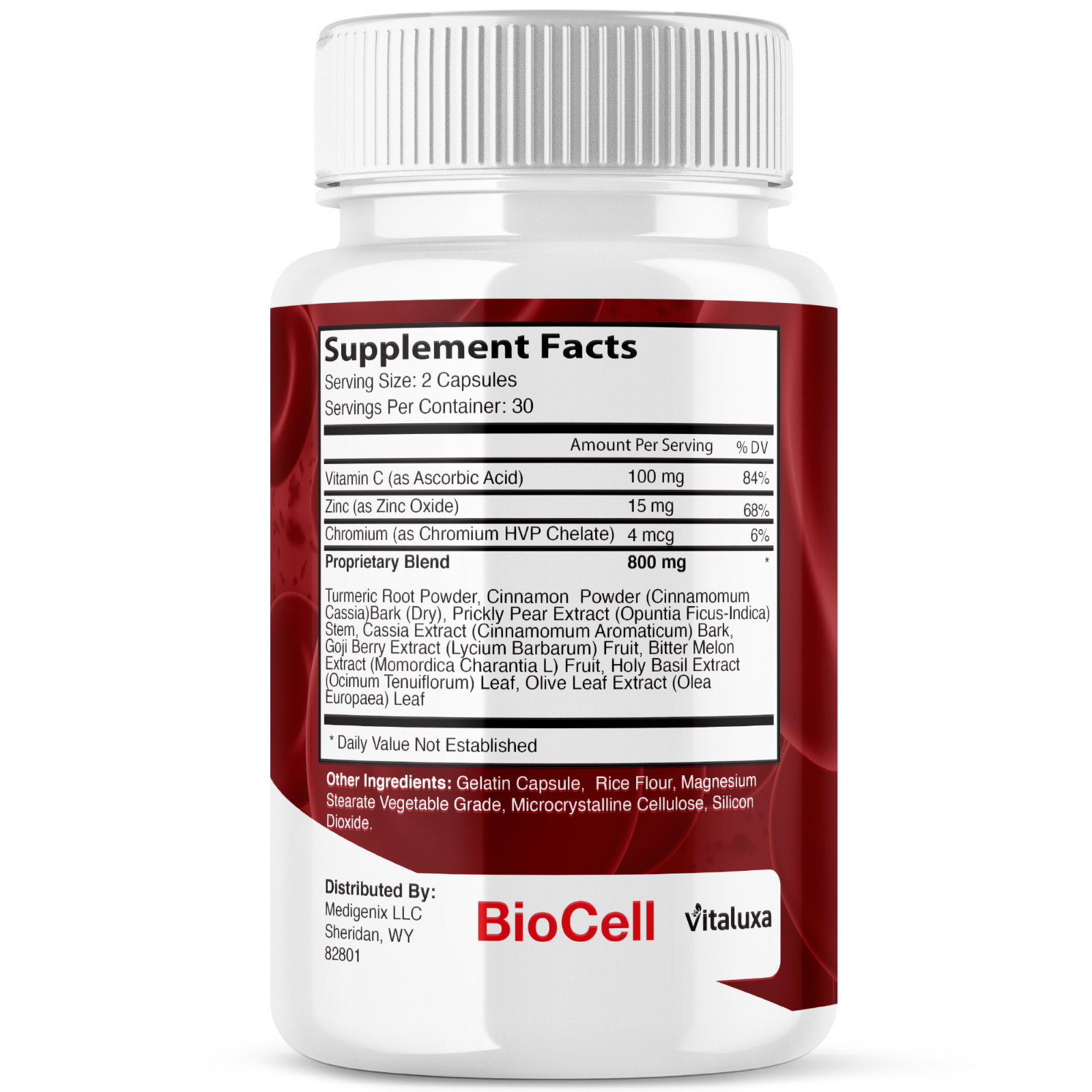 Bio Cell Blood Health Support Supplement Capsules (60 Capsules)