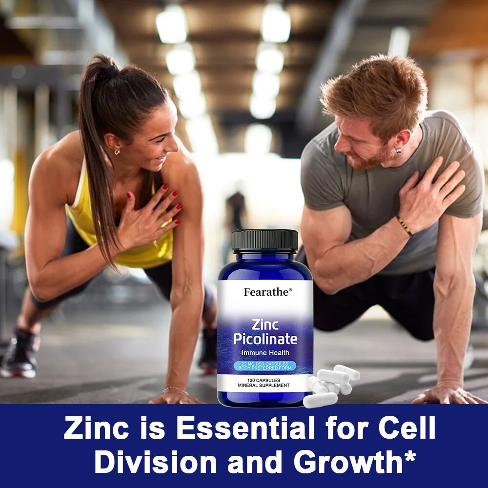 Zinc Picolinate 22mg | High Potency, Non-GMO | Immune Health