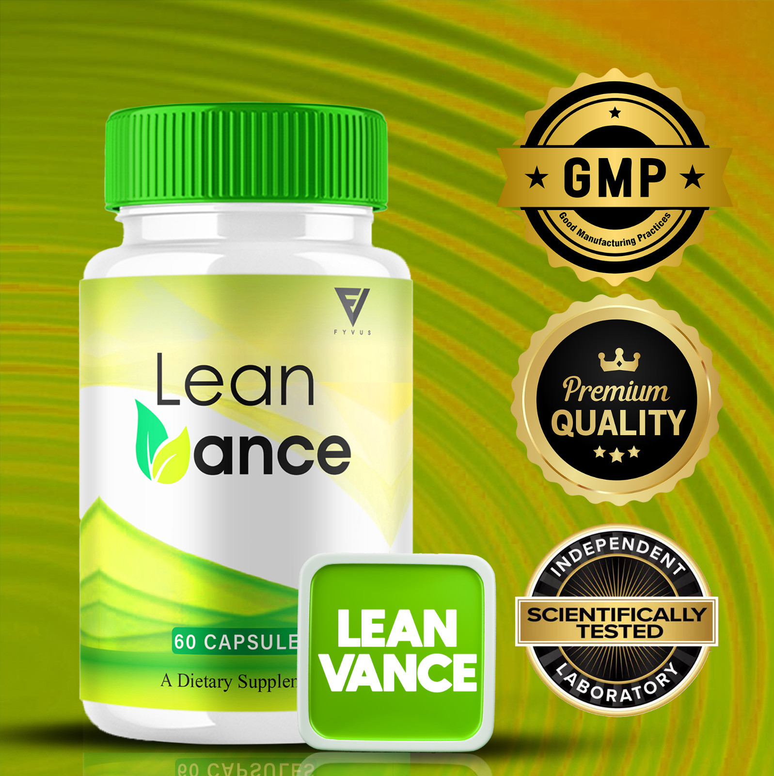 (5 Pack) Lean Vance Health Management, LeanVance Overall Support (300 Capsules)