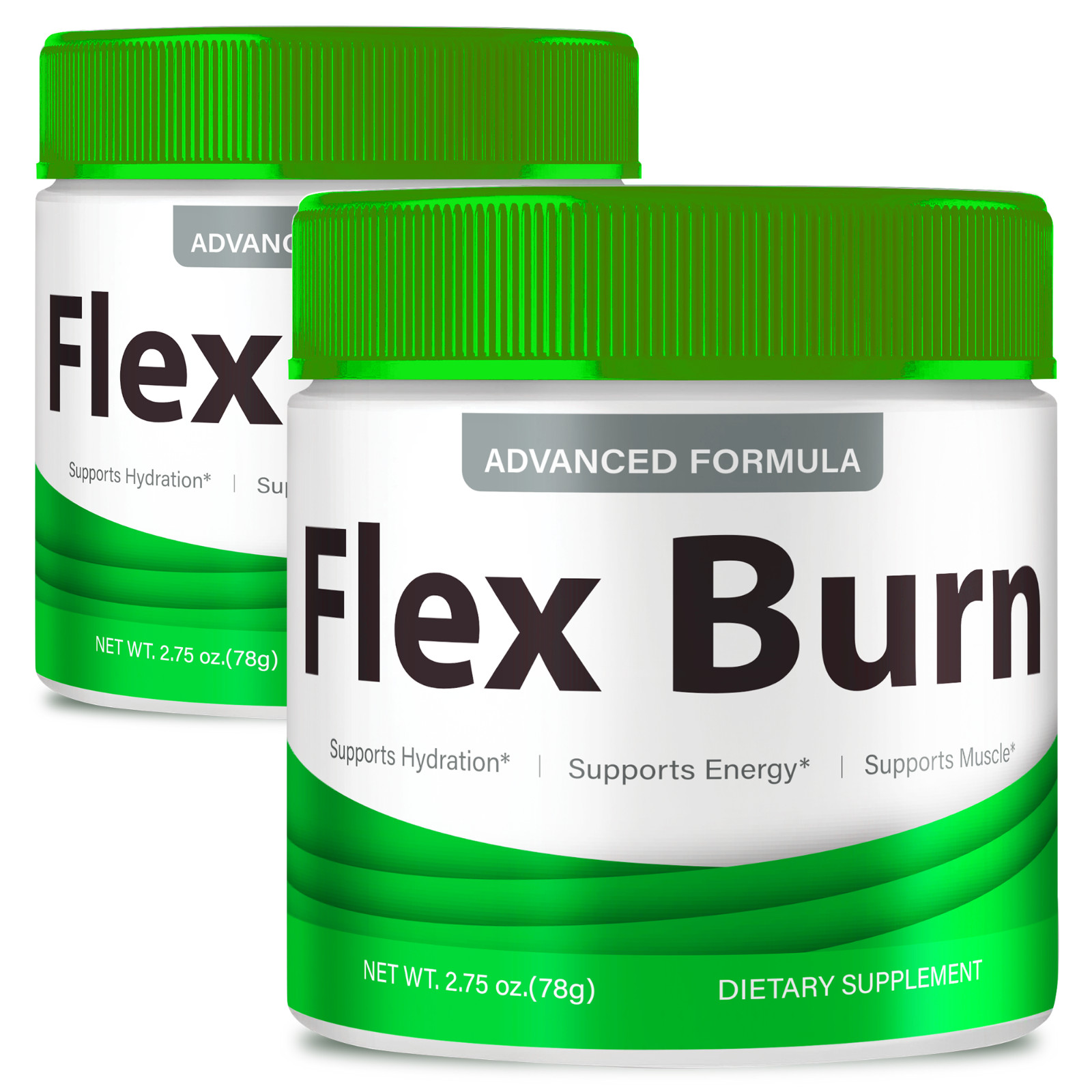 (2 Pack) Flex Burn Powder, FlexBurn for Advanced Weight Loss & Fat Burner Powder
