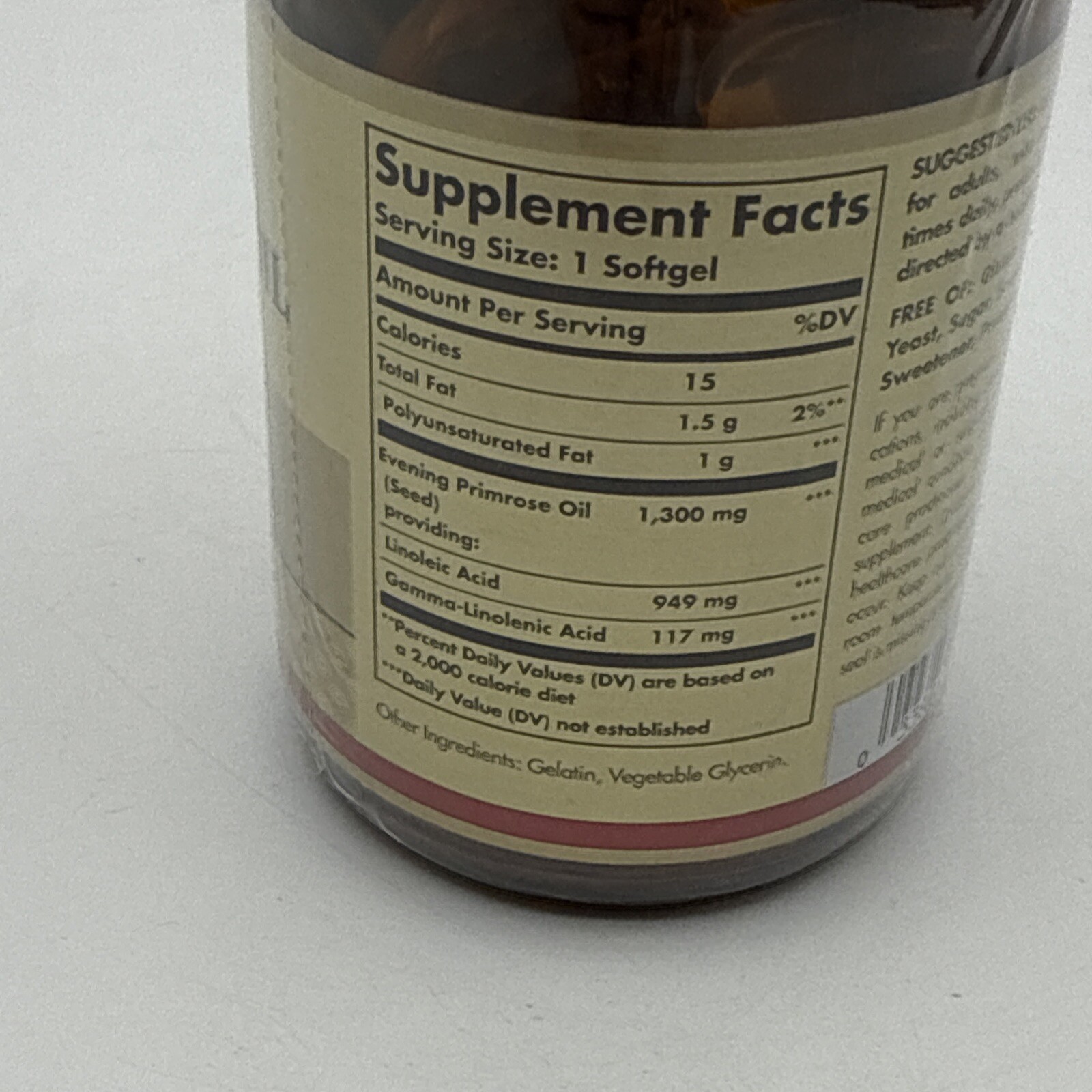 Solgar Evening Primrose Oil 1300 mg 60 Softgels