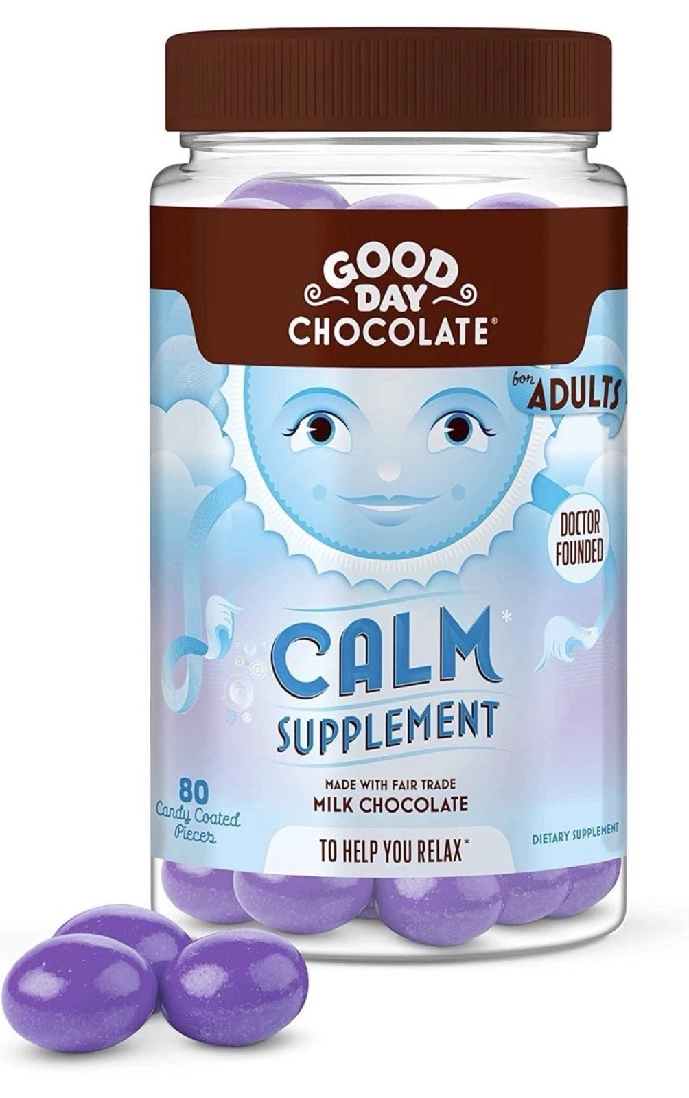 Good Day Chocolate Adult’S Calm 80 Pieces