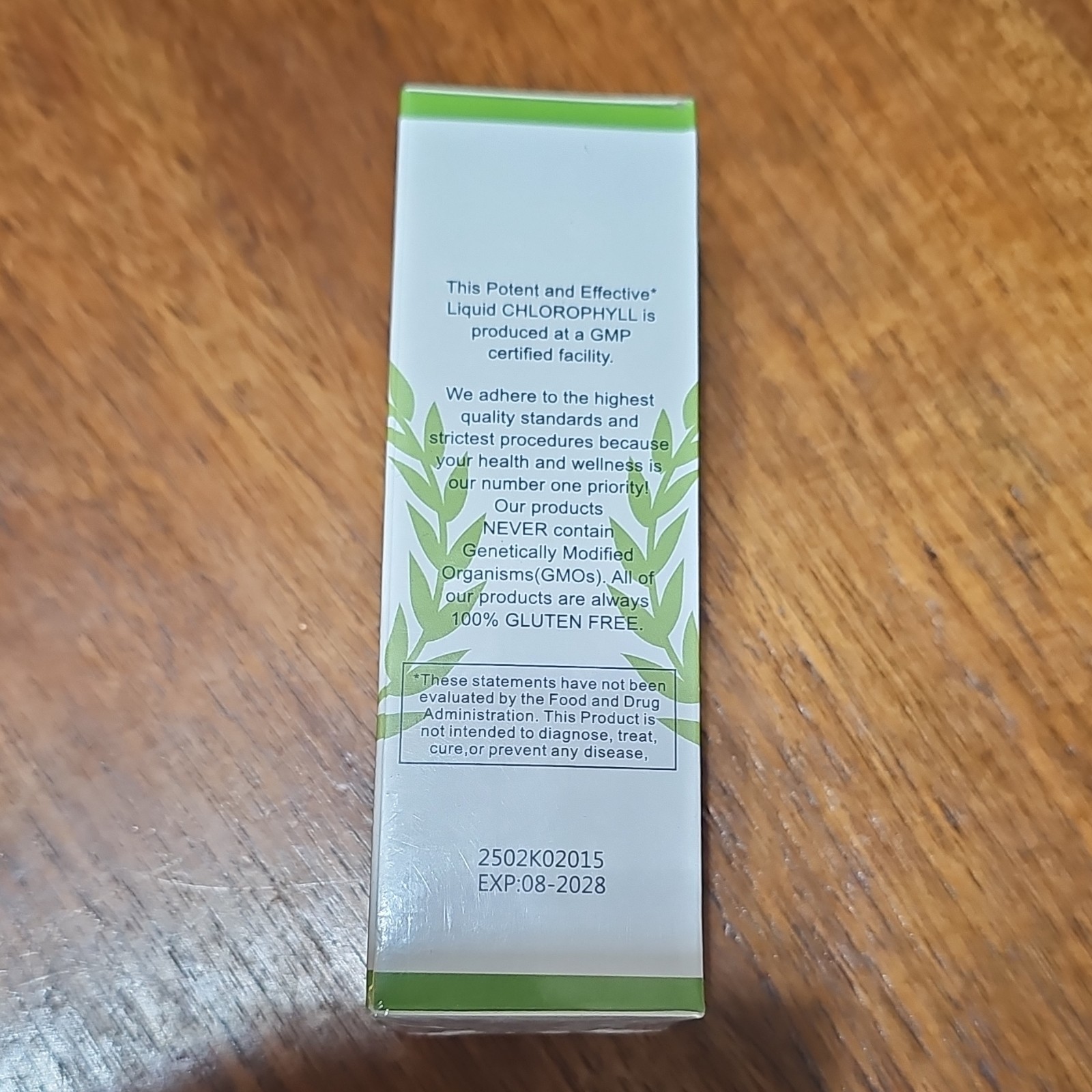 Benevolent Nourishment Liquid Chlorophyll Gluten-Free 2 fl oz Exp 08-2028
