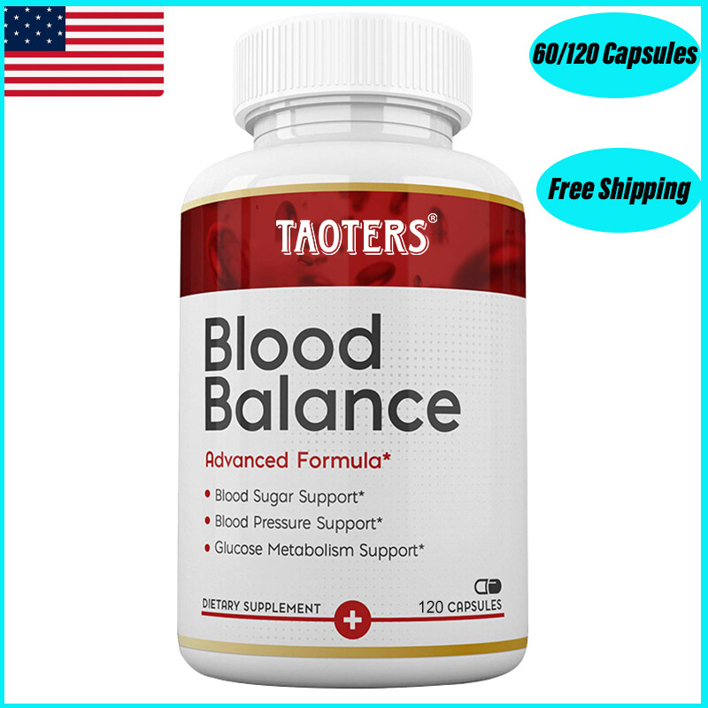 Blood Balance Advanced Formula Cholesterol Blood Sugar Lower Support Supplement