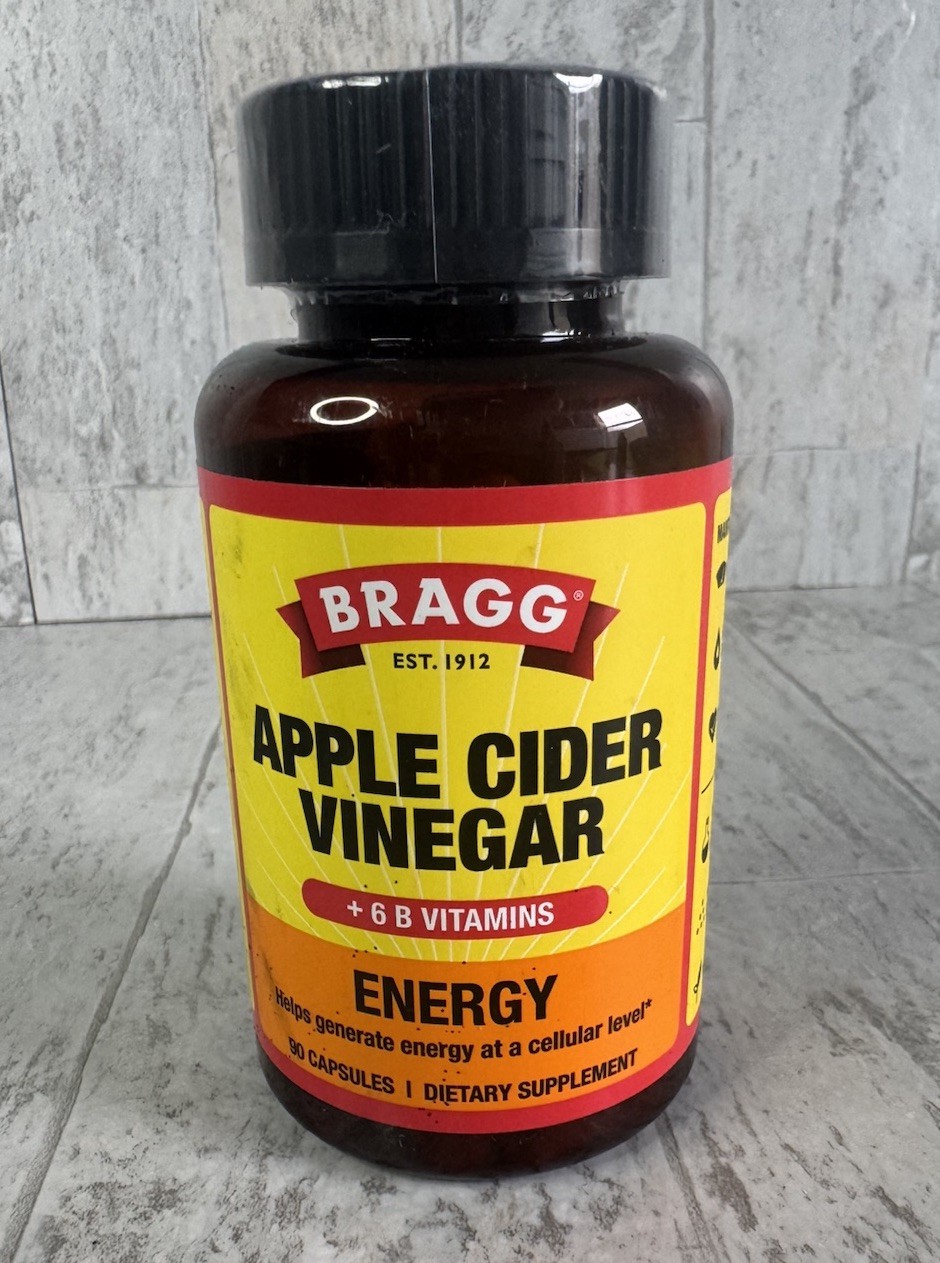 Bragg Apple Cider Vinegar True Energy 90 Capsules