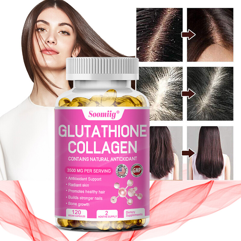 Glutathione Collagen Complex 3500 Mg Capsule Nourish The Skin Dark Spots Removal