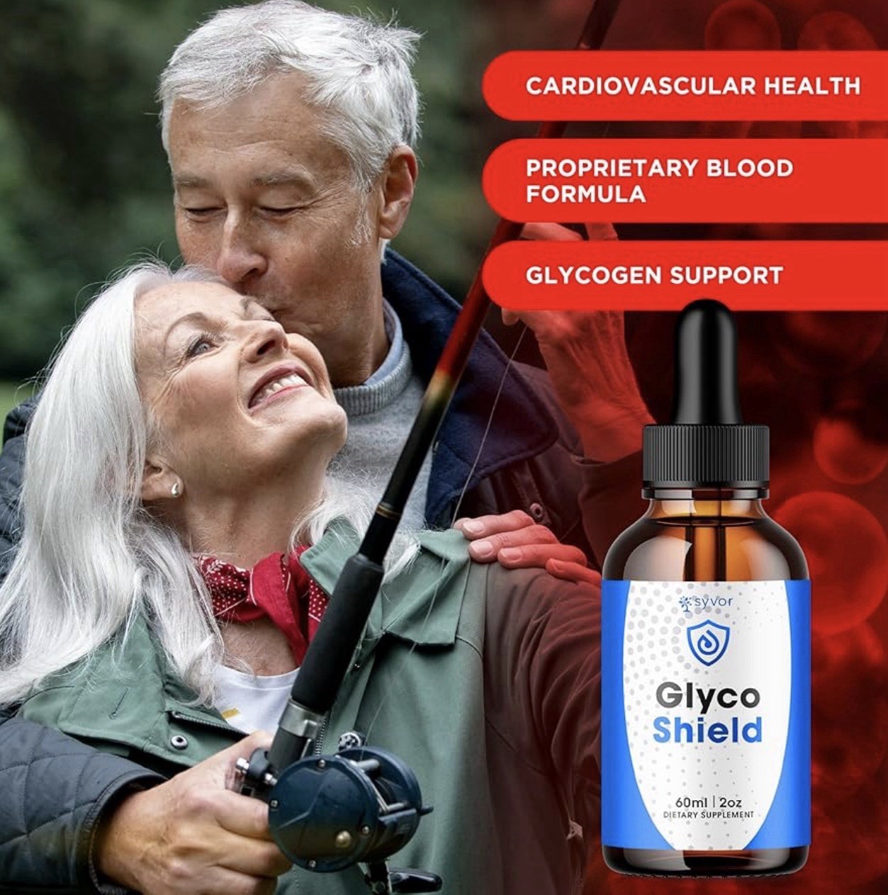 (2 Pack) Glyco Shield Blood Support Drops Advanced Vitamin Supplement 2ML
