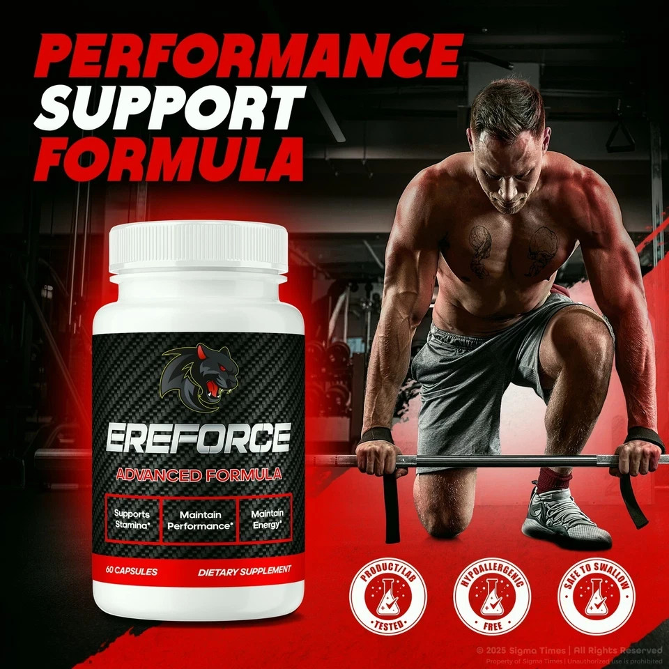 Ere Force Capsule EreForce Max Pills Get Hard Men Stamina ( 60 Pills, 1 Pack )