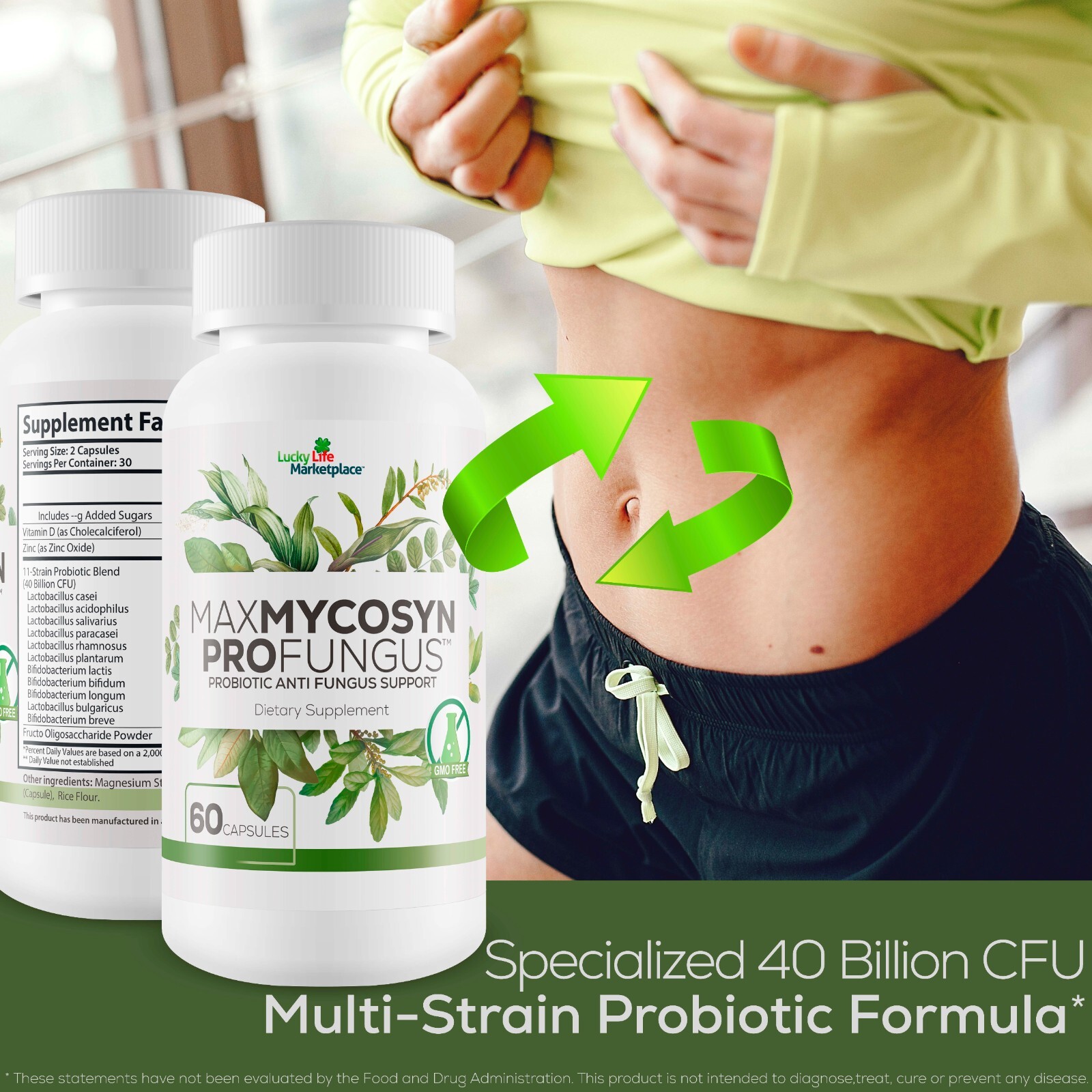 Max Mycosyn Pro Fungus – Probiotic Anti Fungus Support – Nail & Foot Formula