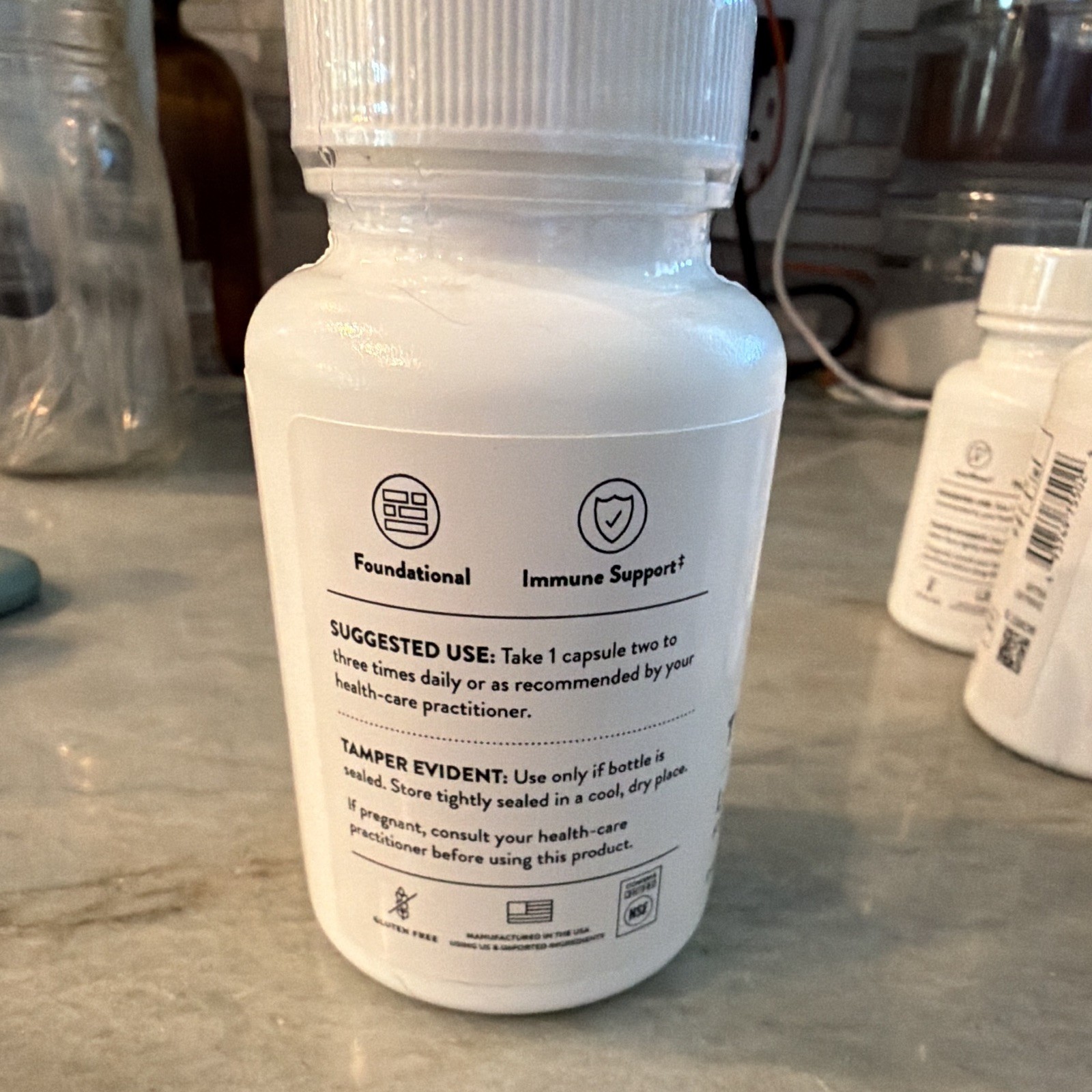Thorne Lysine 500 mg Amino Acid Dietary Supplement Capsules Unisex Adult