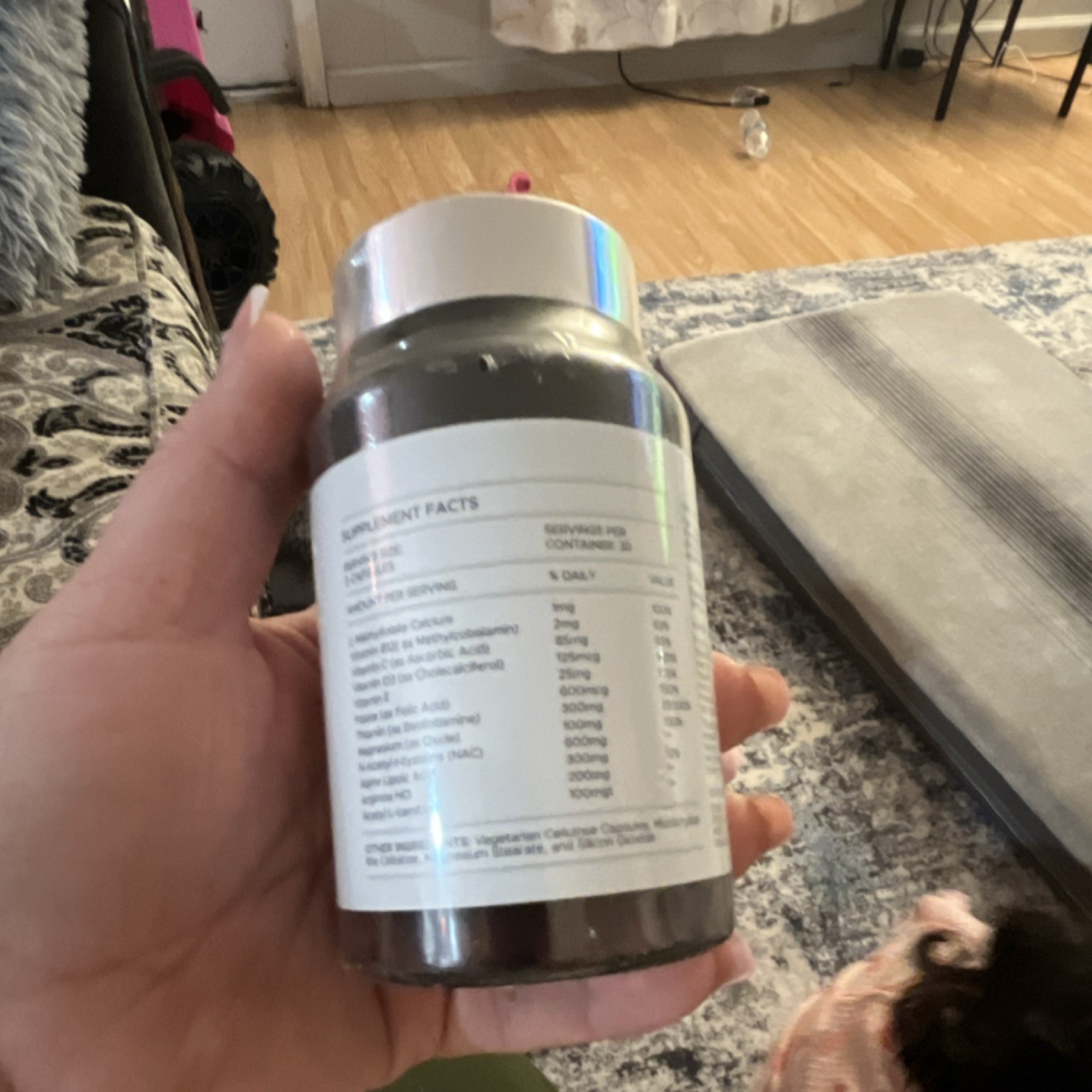 onotio COGNI NERVE+ Methylfolate Brain & Nerve Health Vegetarian 60 Capsules