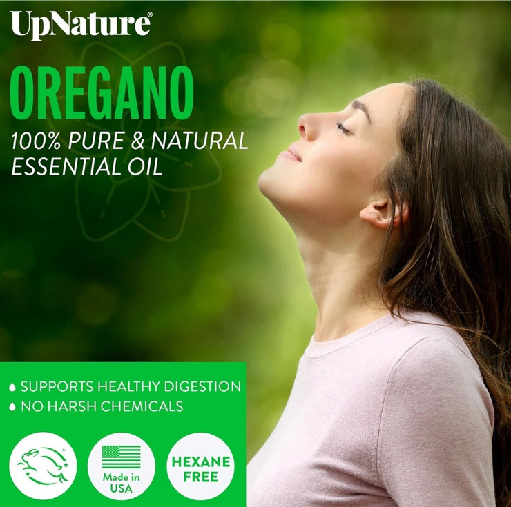Up Nature •Oregano Oil ( 100% Pure & Natural Essential Oil) For Diffuser