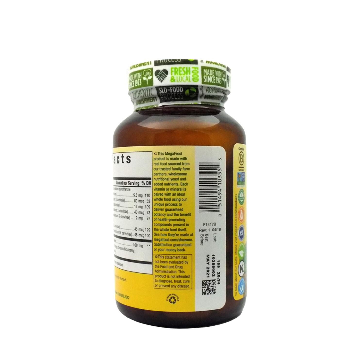 Mega Food Men Over 55 One Daily, 60 Tablets