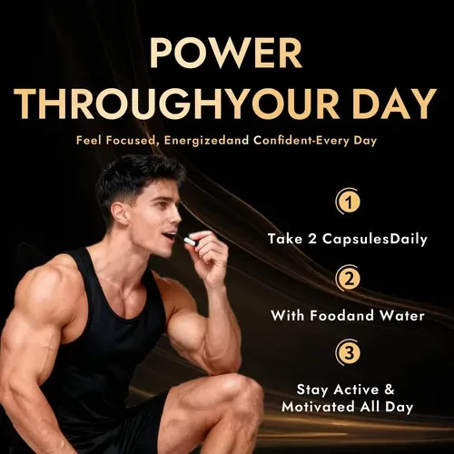 2x Gold Performance Steady Power Supplement Energy & Endurance 120 Caps Sealed