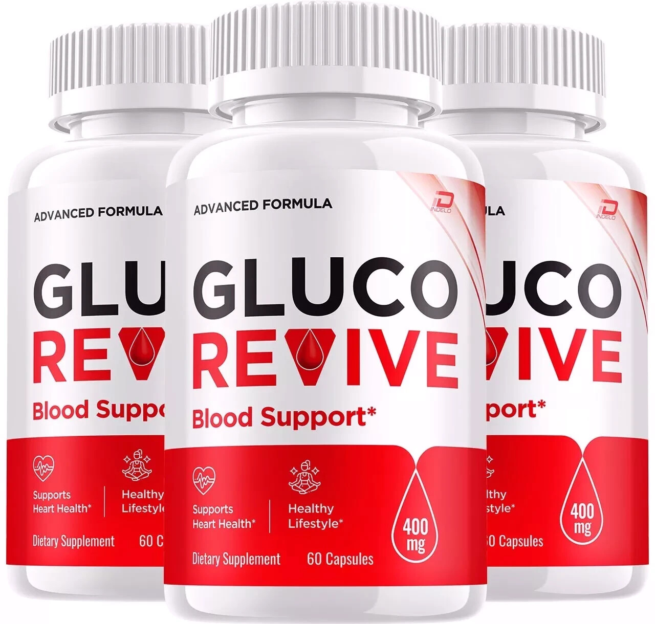Original Gluco Revive Blood Support, Advanced Glycogen Optimizer-(3 Pack)