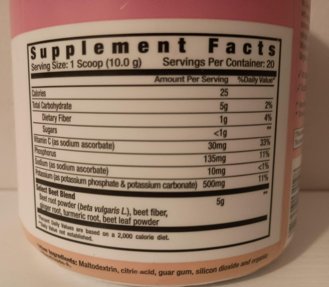 Rx Select® Beets with Turmeric and Ginger Dietary Supplement 7.1 oz 09/2028
