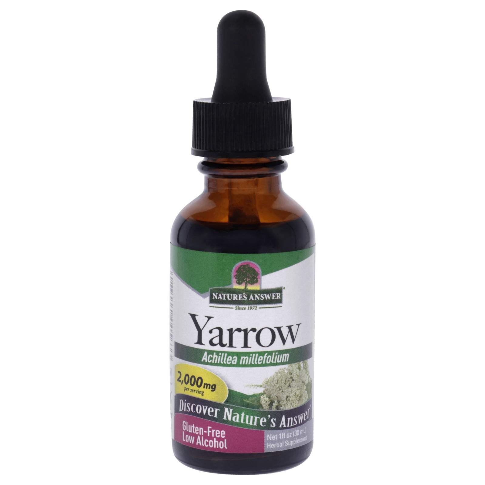 Yarrow Flowers – 2000mg by Natures Answer for Unisex – 1 oz Dietary Supplement