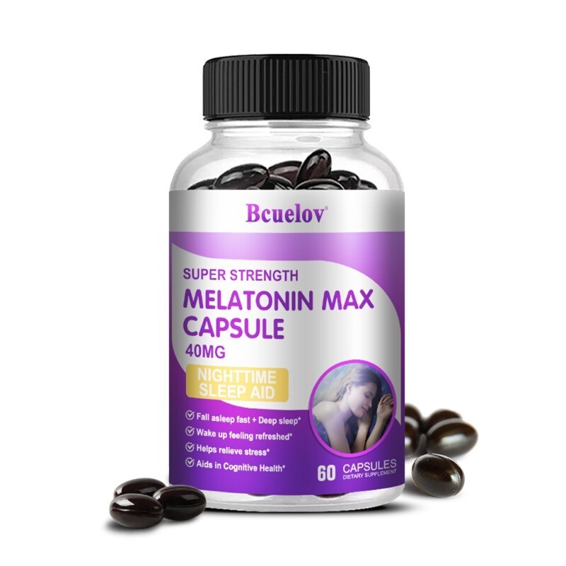 Melatonin 40mg, Fast-Dissolve 30 To 60 Caps – Natural Sleep Aid