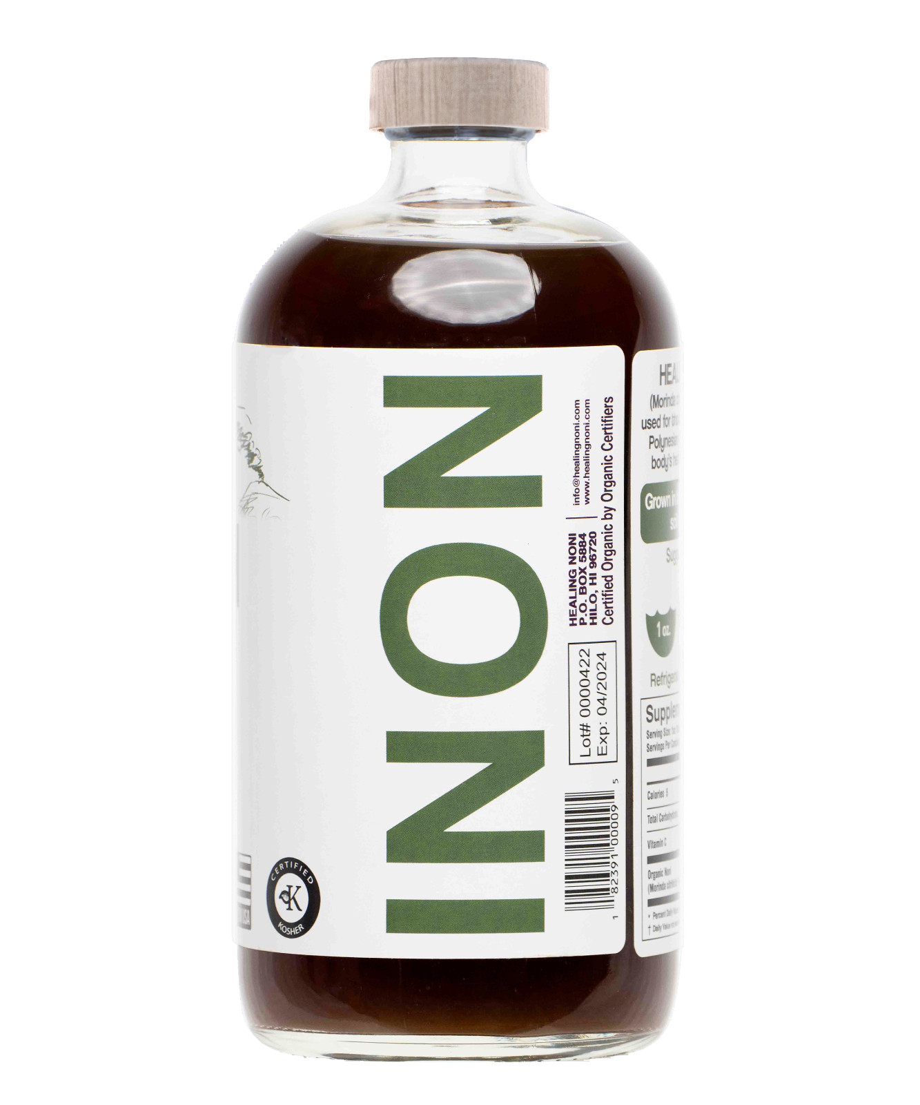 Healing Noni ® Certified Organic Noni Juice – 32oz