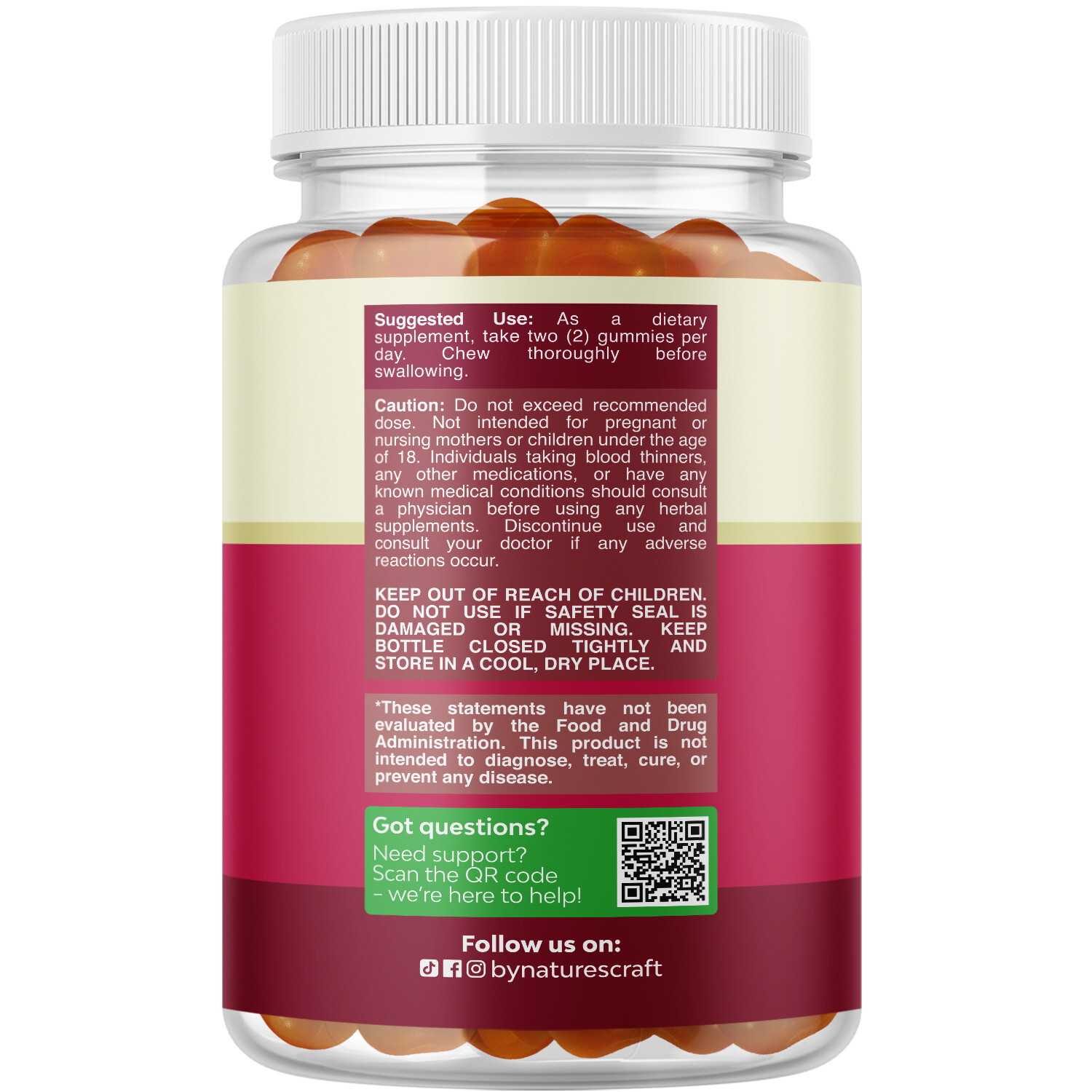 Fertility Gummies for Women Trying to Conceive Vegan Non-GMO & Gluten Free 60ct