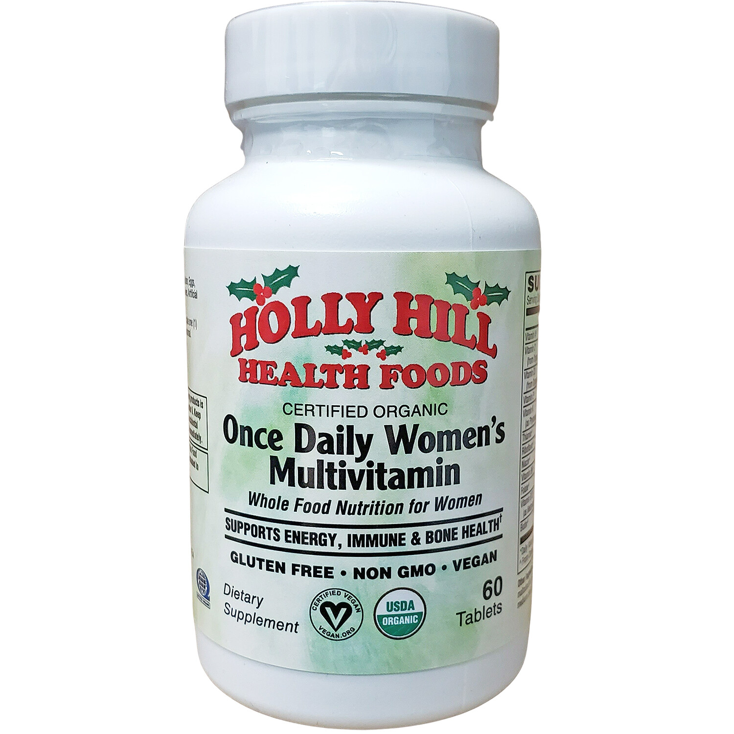 Holly Hill Health Foods Organic Once Daily Women’s Multivitamin, 60 Tablets