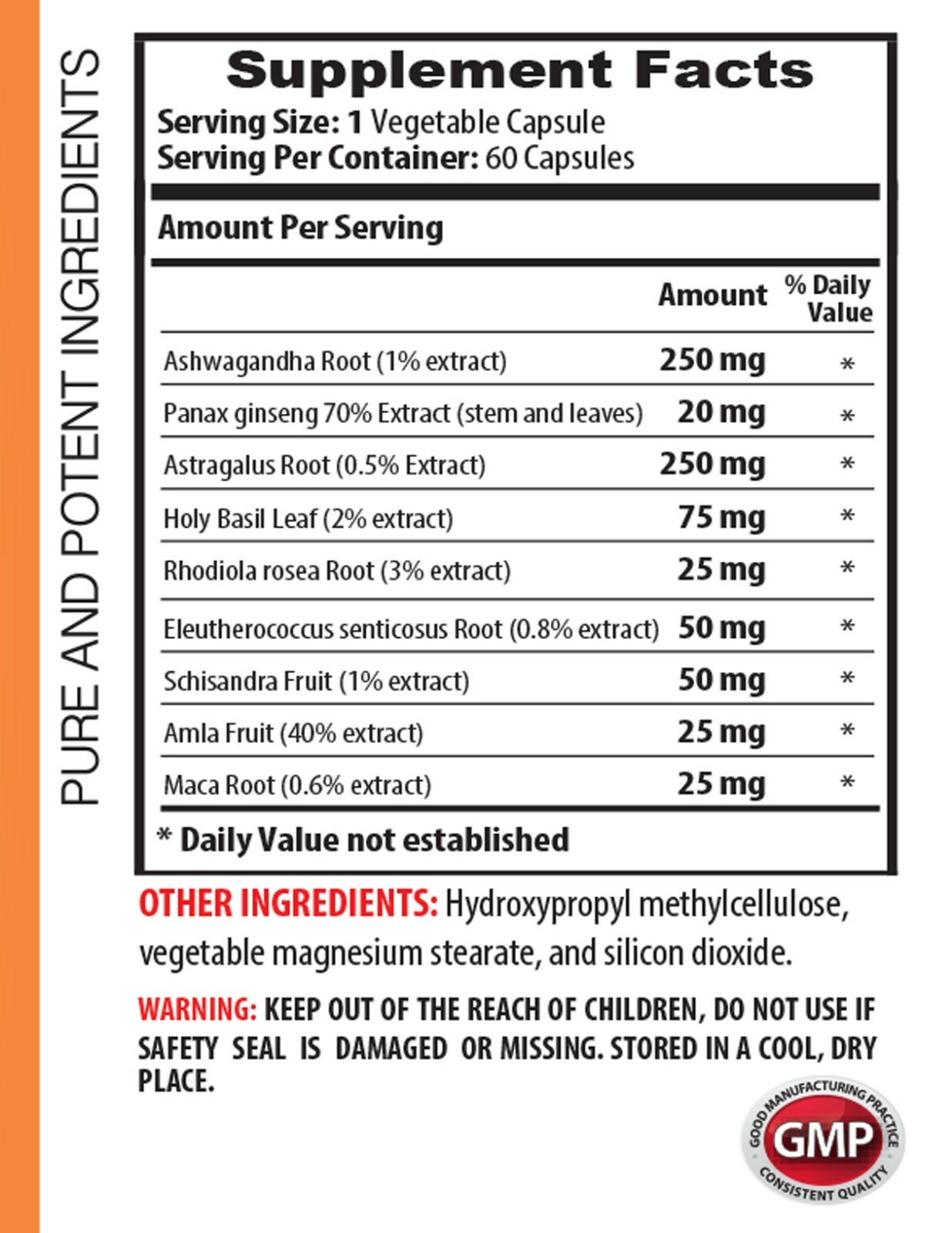 blood pressure lowering supplement – ADVANCED ADAPTOGEN COMPLEX – basil leaf 2B