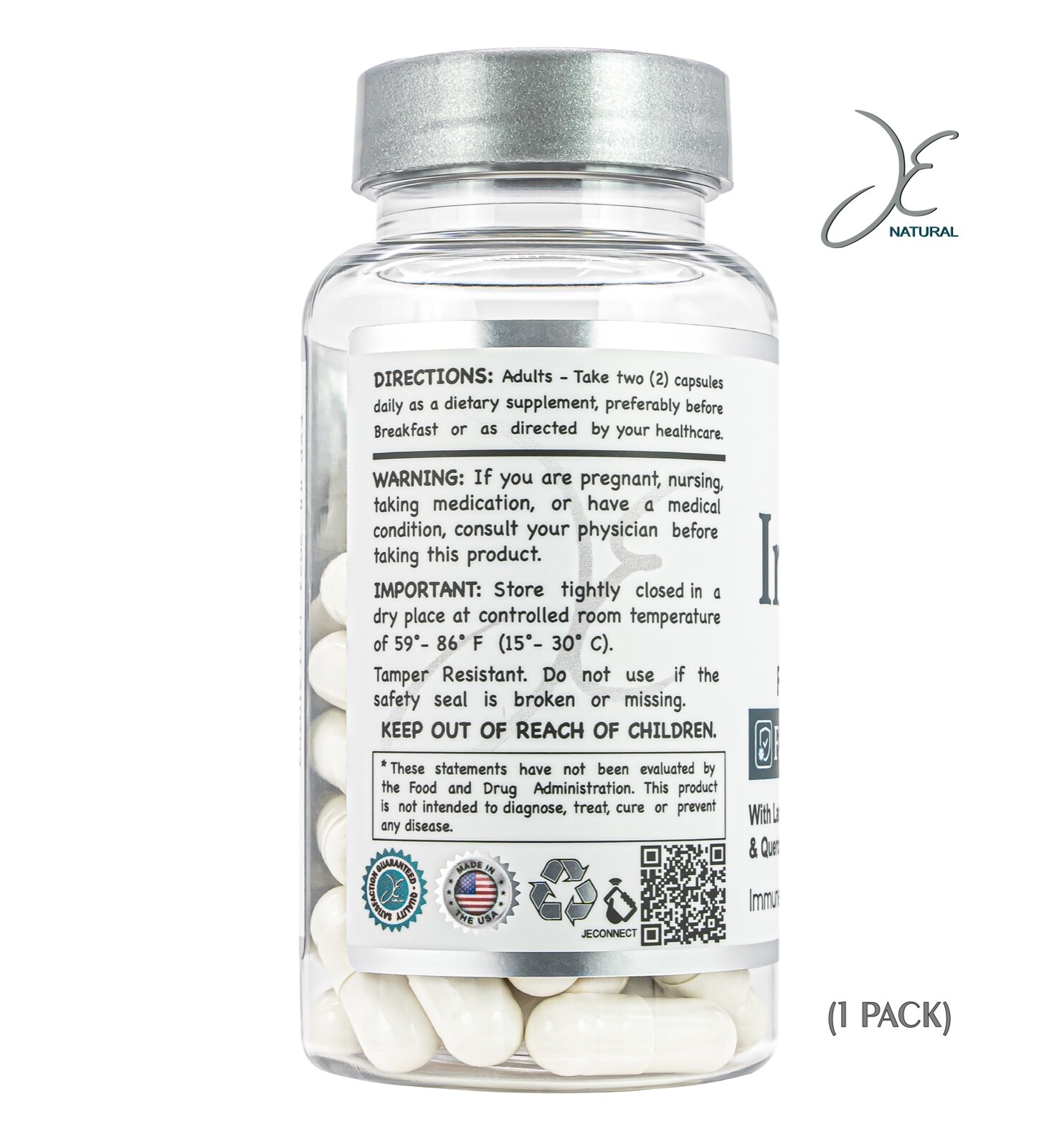 Best Immune System Booster 60 cap Colostrum, Probiotics, Echinacea, Quercetin.