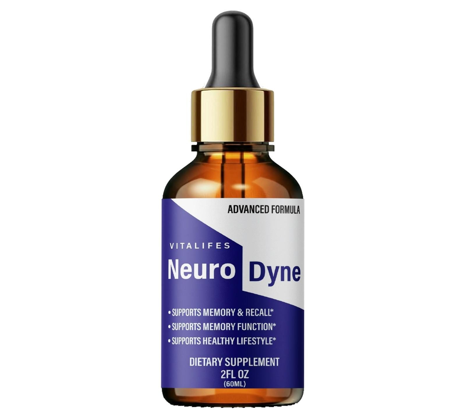 (2 Pack) Neurodyne Drops Advanced Nerve Health Support, Neuro Dyne 60 Servings