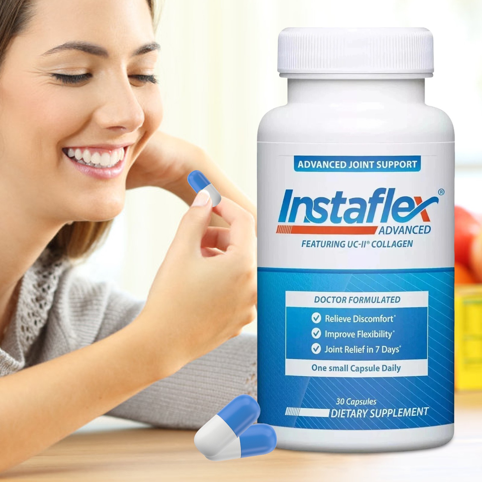 Instaflex Advanced Joint Relief Supplement – 30 Count Exp 2 Years