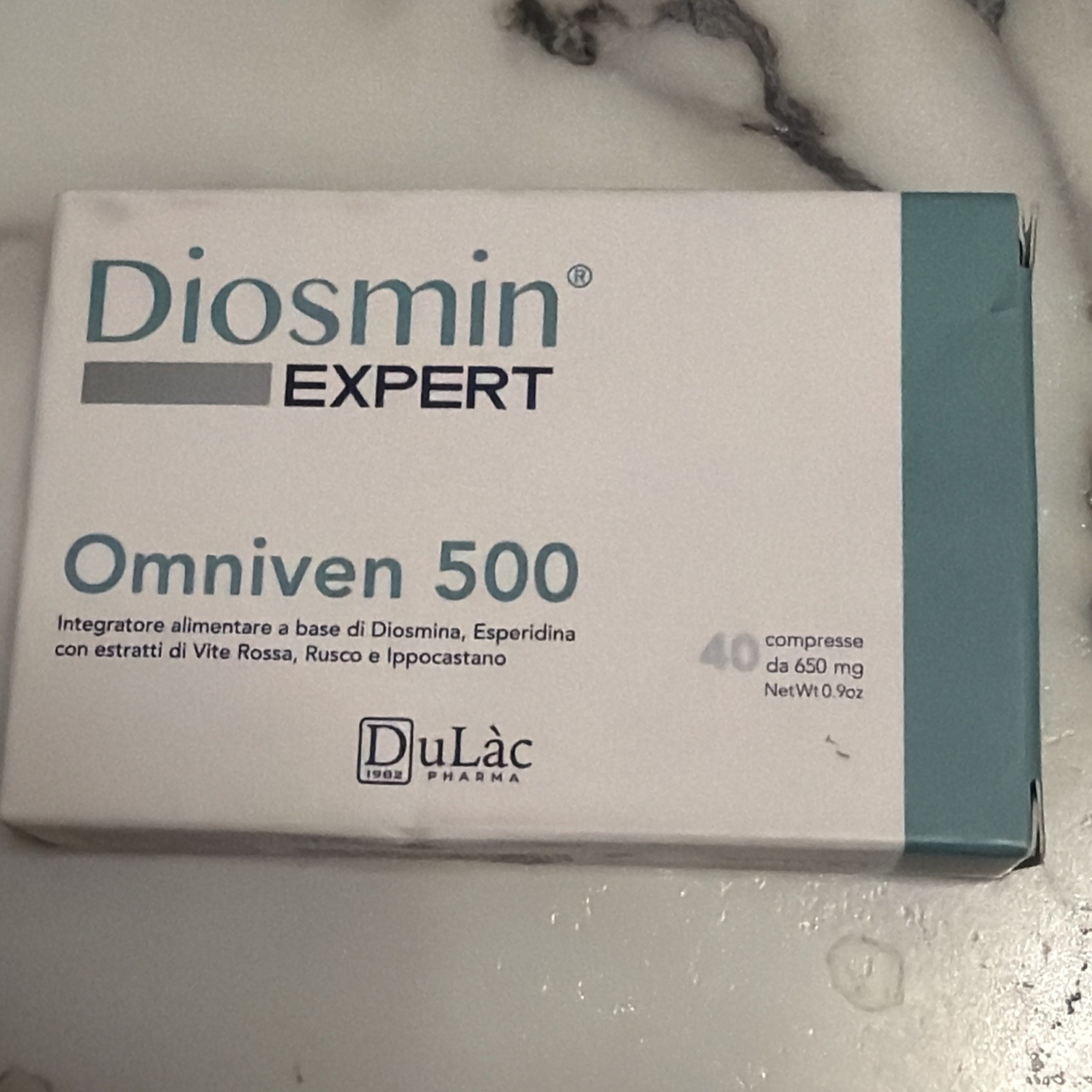 DuLac Pharma Diosmin Expert Omniven 500 Tablets 40 Blood & Circulatory Health