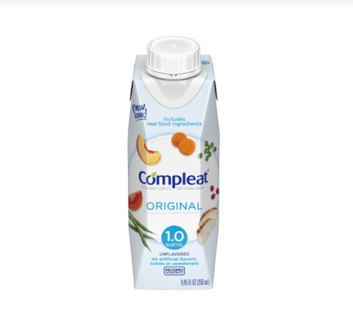 Nestle Compleat Original Tube Feeding Formula Unflavored 8.45 oz – Case of 24
