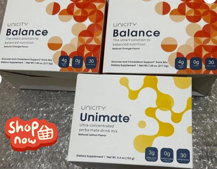 Pack Of 3-Unicity Balance 60ct + Unimate Lemon 30ct Combo (Free Shipping)