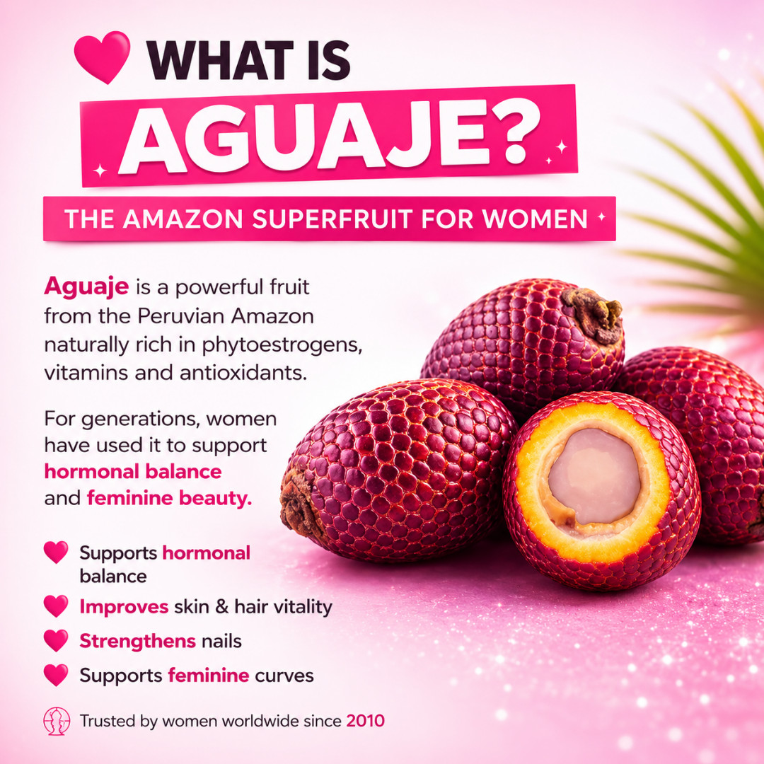 Genuine Aguaje Curvy Fruit :BIGGER BUTT & BREAST PILLS -530 MG- FASTER RESULTS