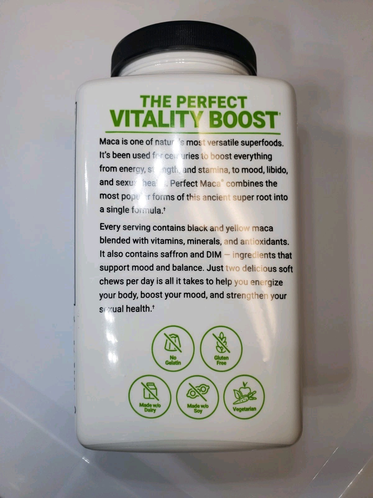 Force Factor Perfect Maca, Maca Root & DIM Supplement w/ Saffron to boost energy
