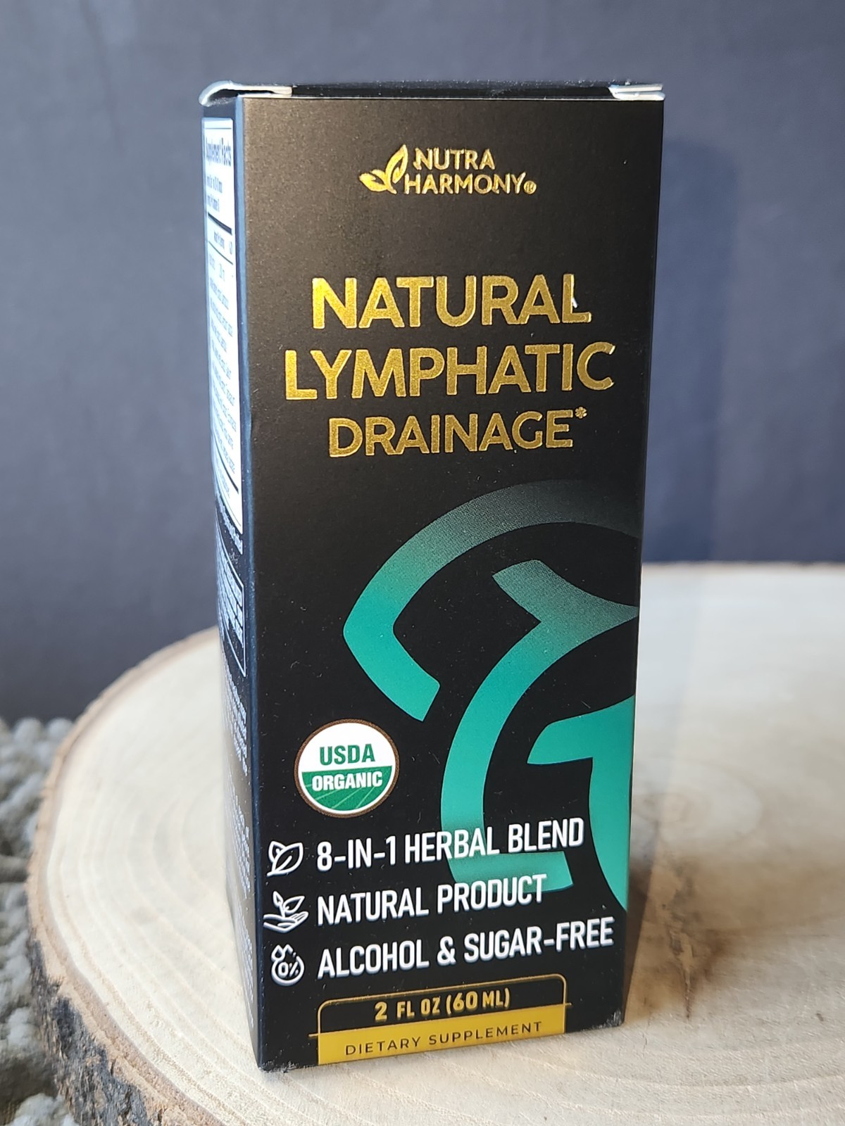 Nutra Harmony Natural Lymphatic Drainage Supplement 8-in-1 60ML Exp 4/2028