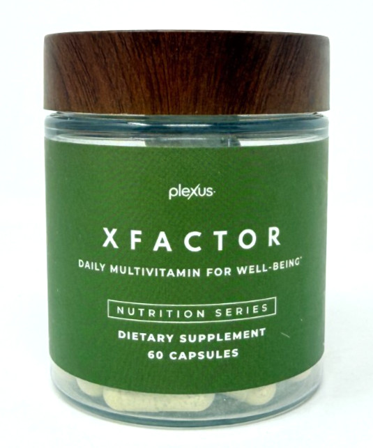 Plexus XFACTOR Daily MultiVitamin for Well Being, 60 Capsules, EXP: 5/2027