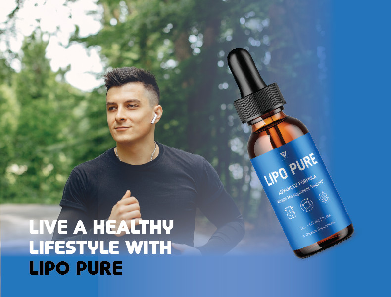 Lipo Pure Drops, LipoPure Weight Management Support Supplement (2oz)
