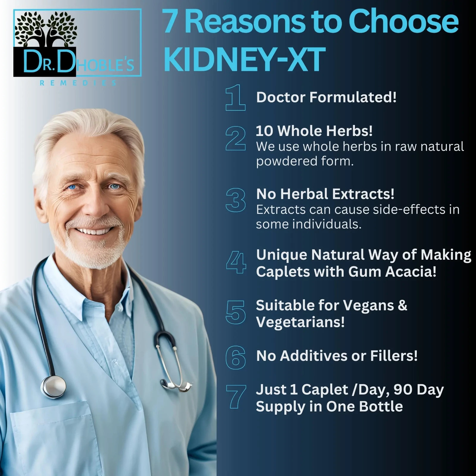 Kidney Cleanse, Support & Restore Supplement • Kidney Health Supplements • 90 Ct