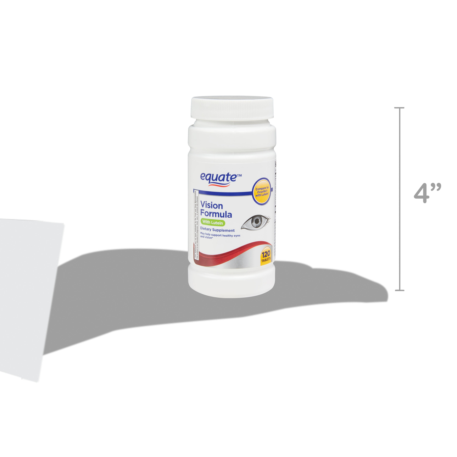 Equate Vision Formula Lutein Dietary Supplement Tablets 120 Count For Eye Health