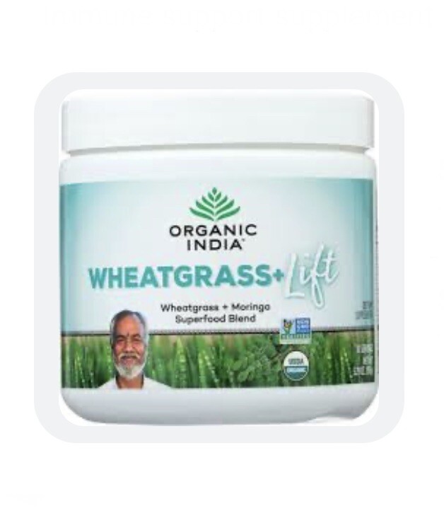 Organic Support Wheat Grass Lift Superfood Blend, 5.29 oz /150 g Organic India
