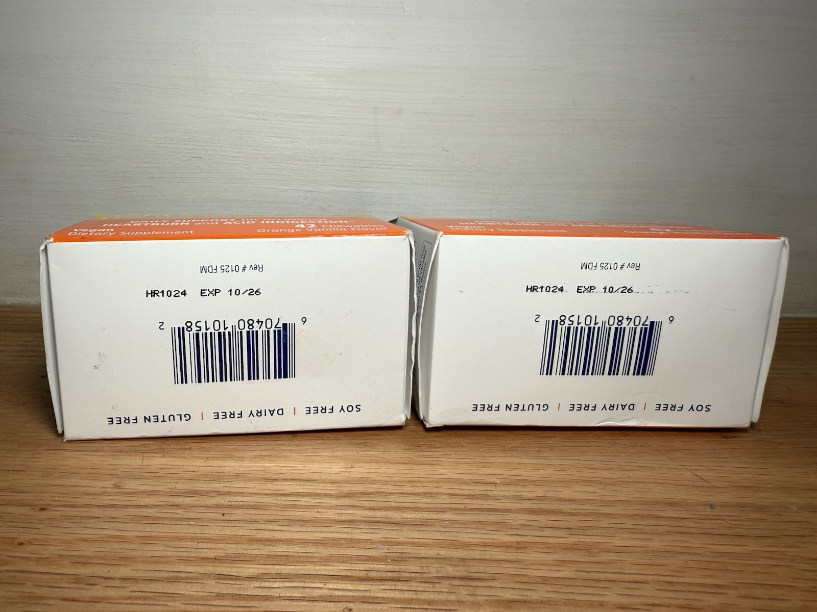 2 Pack Enzymedica Heartburn Hero 42 Chewables New Sealed