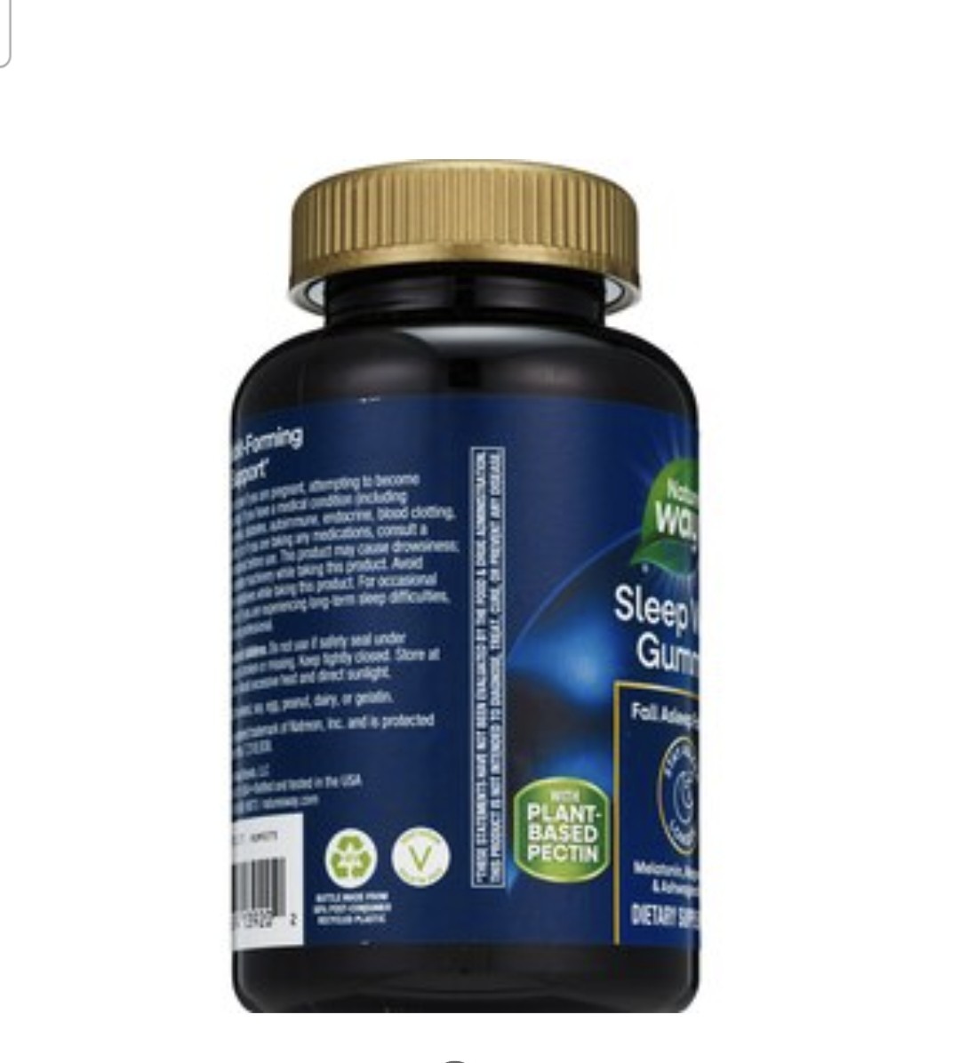 Nature’s Way Sleep Well Gummy 60ct Berry Melatonin Magnesium Ashwagandha Vegan