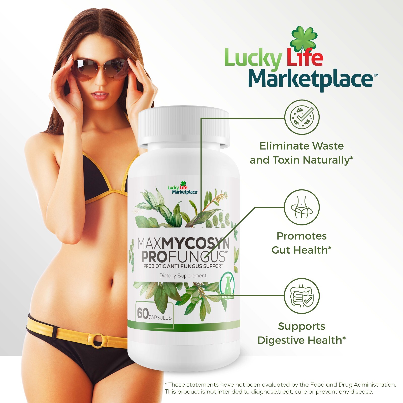 Max Mycosyn Pro Fungus – Probiotic Anti Fungus Support – Nail & Foot Formula
