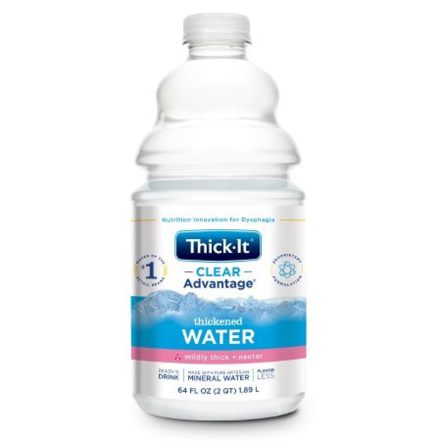 Thick-It Advantage Thickened Water Unflavored Nectar Consistency 64 oz Bottle